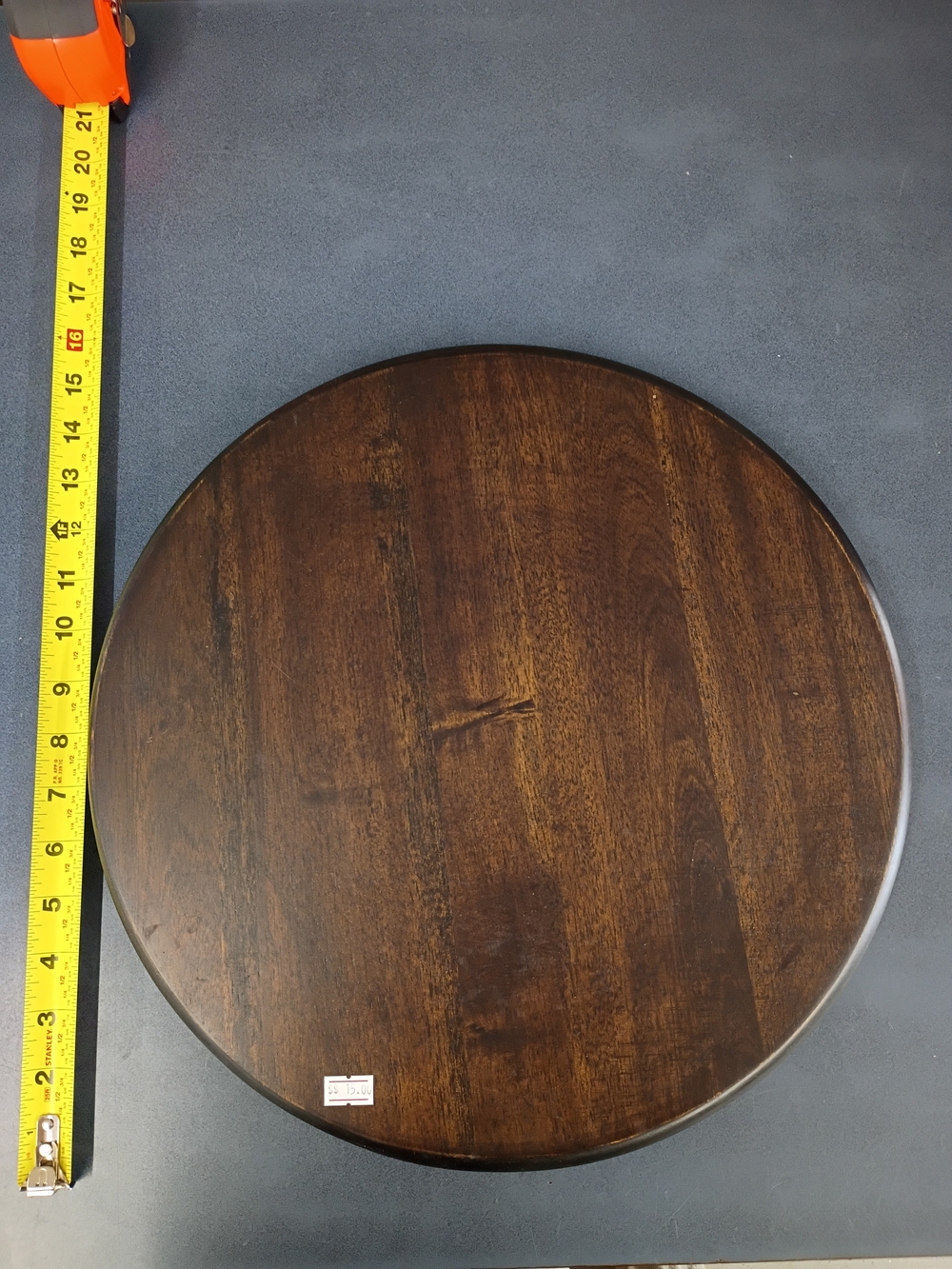 Lipper International Acacia Lazy Susan - Walnut Finish